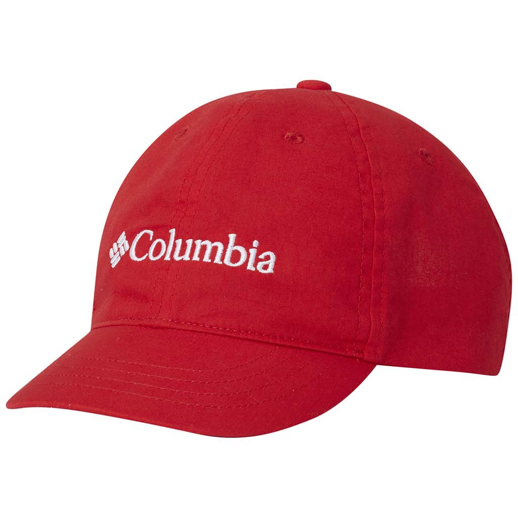 Columbia youth baseball cap bright red