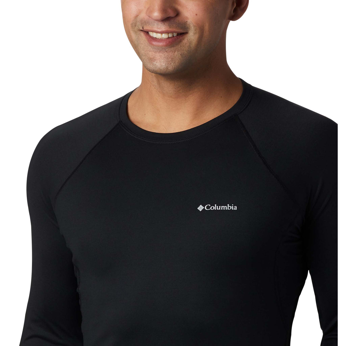 Columbia Heavyweight Stretch couache de base thermique noir homme col