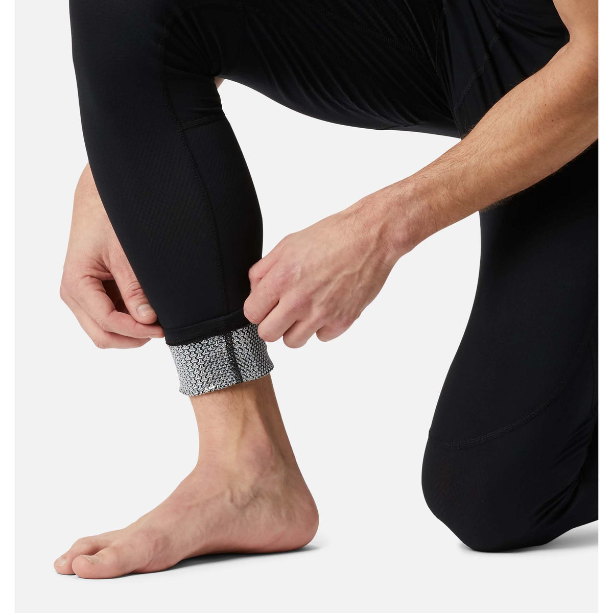 Columbia Omni-Heat 3D Knit Tight II legging baselayer noir  pour homme ourlet