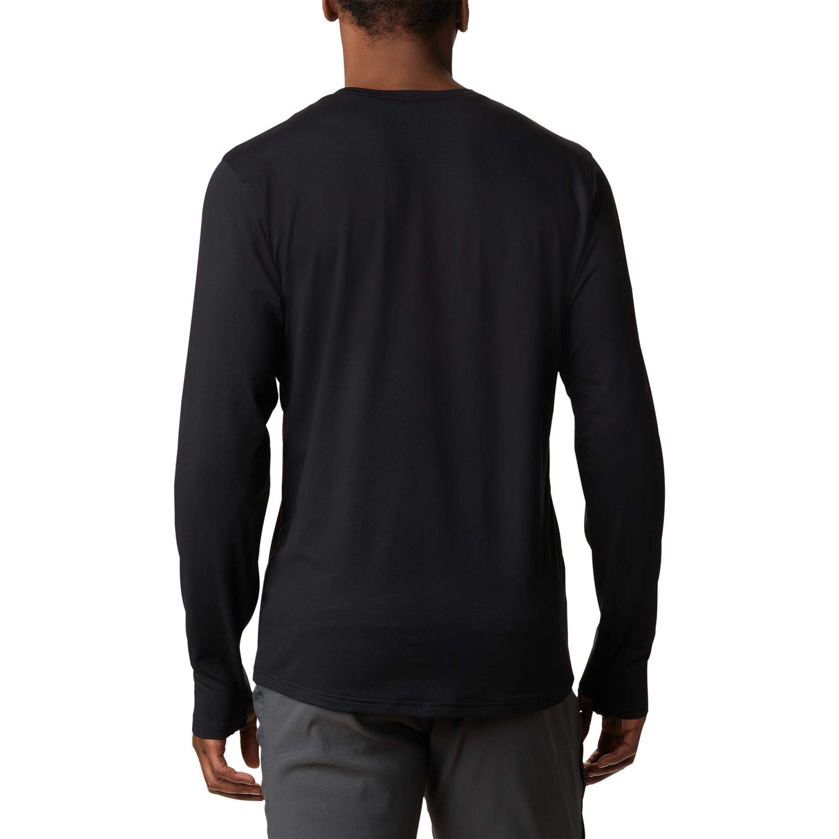 Columbia Tech Trail II t-shirt col rond manches longues noir pour homme dos