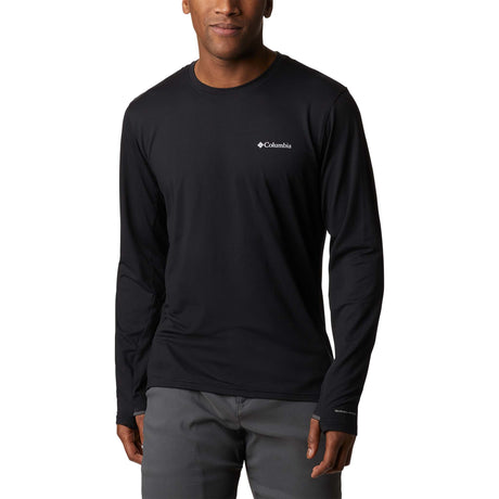 Columbia Tech Trail II t-shirt col rond manches longues noir pour homme