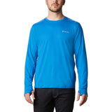 Columbia Tech Trail II t-shirt col rond manches longues bleu pour homme