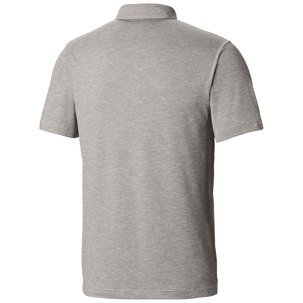 Columbia Tech Trail Polo sport manches courtes pour homme cool grey rv