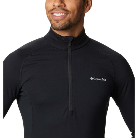 Columbia Columbia Omni-Heat 3D Knit Crew II demi-zip haut à manches longues homme