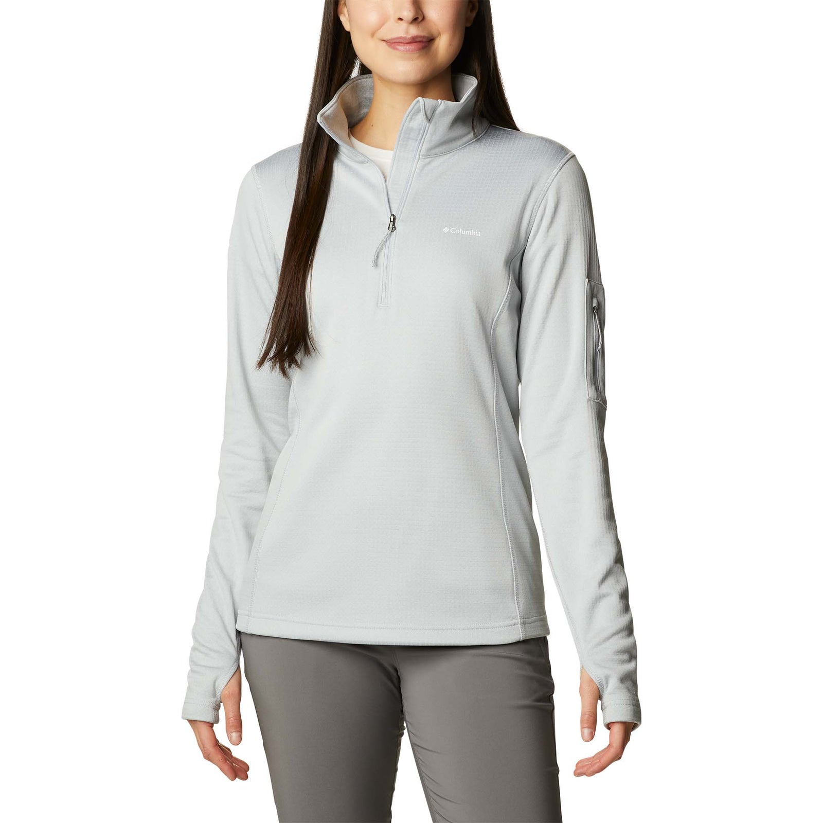 Columbia Columbia Park View Grid Fleece chandail à fermeture éclair femme