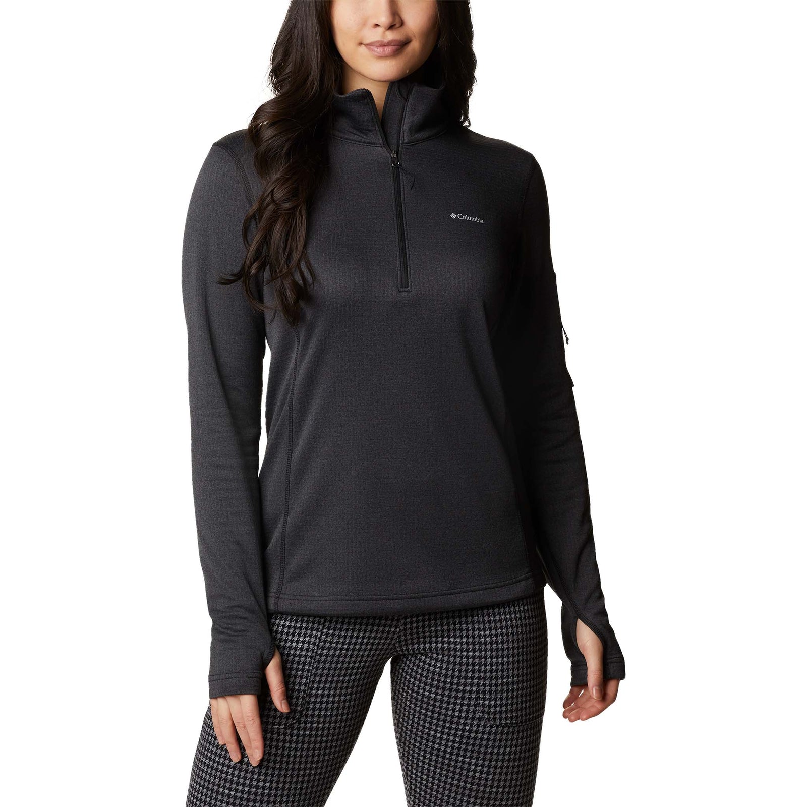 Columbia Columbia Park View Grid Fleece chandail à fermeture éclair femme
