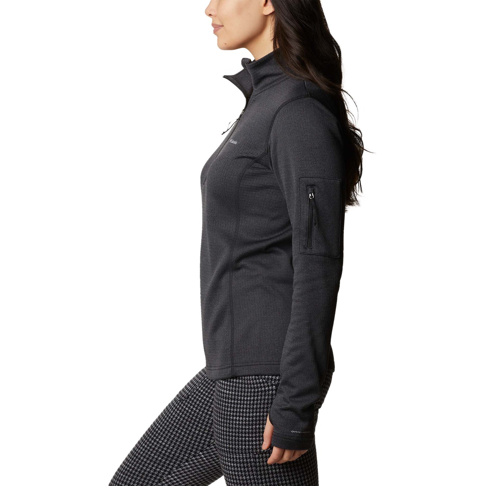 Columbia Columbia Park View Grid Fleece chandail à fermeture éclair femme