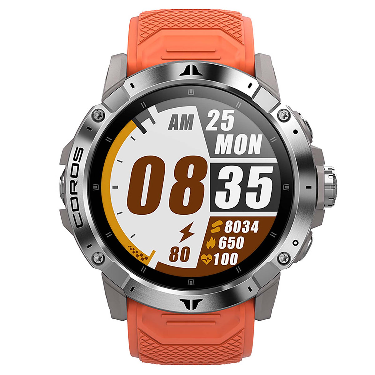 COROS VERTIX 2 montre GPS premium d&#39;aventure lava face