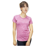 Elle Sport womens raglan short sleeve t-shirt fuschia