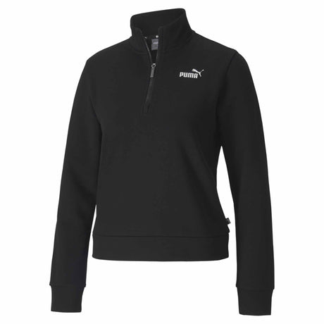 Puma Essential Half-Zip crew pour femme noir