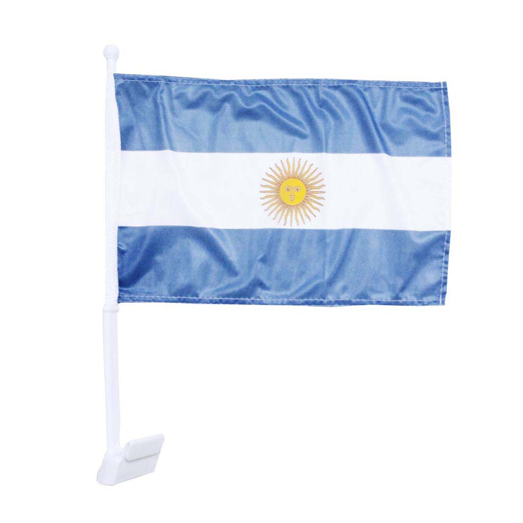 Drapeau d&#39;automobile Argentine Coupe du Monde 2018 de soccer