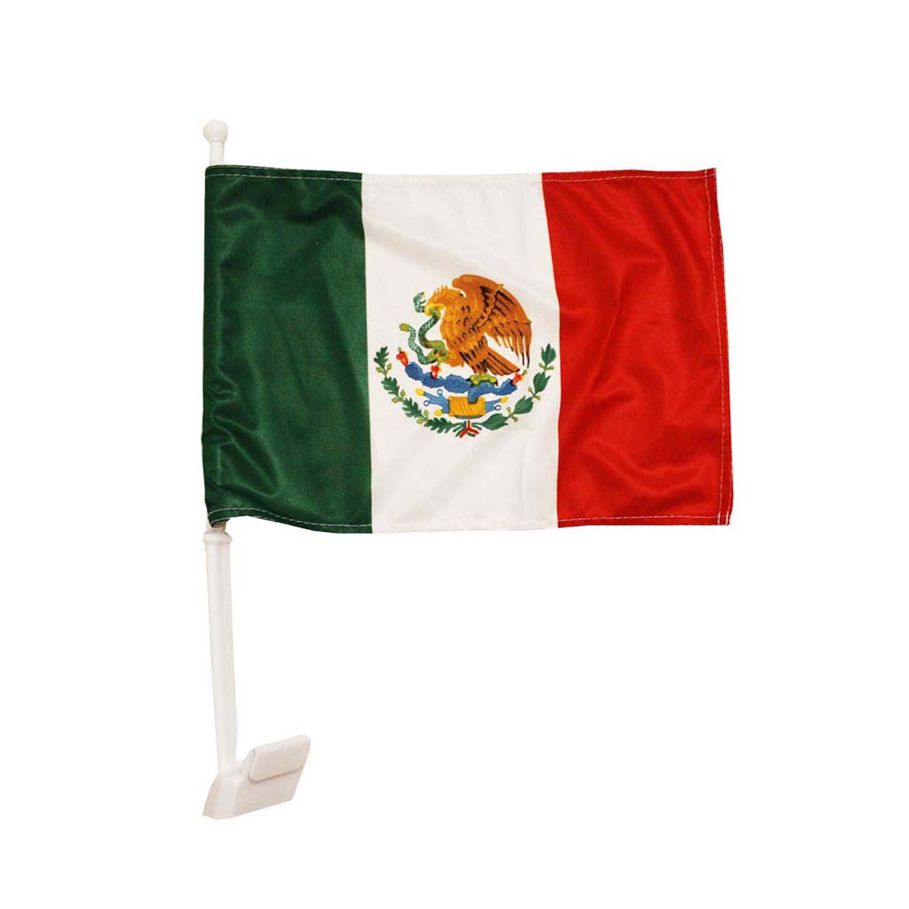 Drapeau d'automobile Mexique Coupe du Monde 2018 de soccer