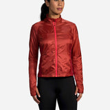 Brooks Fusion Hybrid Jacket manteau de course à pied femme modèle