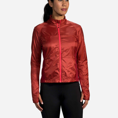 Brooks Fusion Hybrid Jacket manteau de course à pied femme modèle