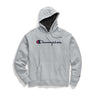 Champion Powerblend Graphic  Hoodie sweatshirt a capuche oxford grey avec logo pour homme