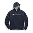 Champion Powerblend Graphic Hoodie sweatshirt a capuche marine avec logo pour homme