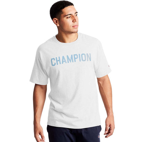 Champion Classic Jersey Block Logo T-shirts blanc