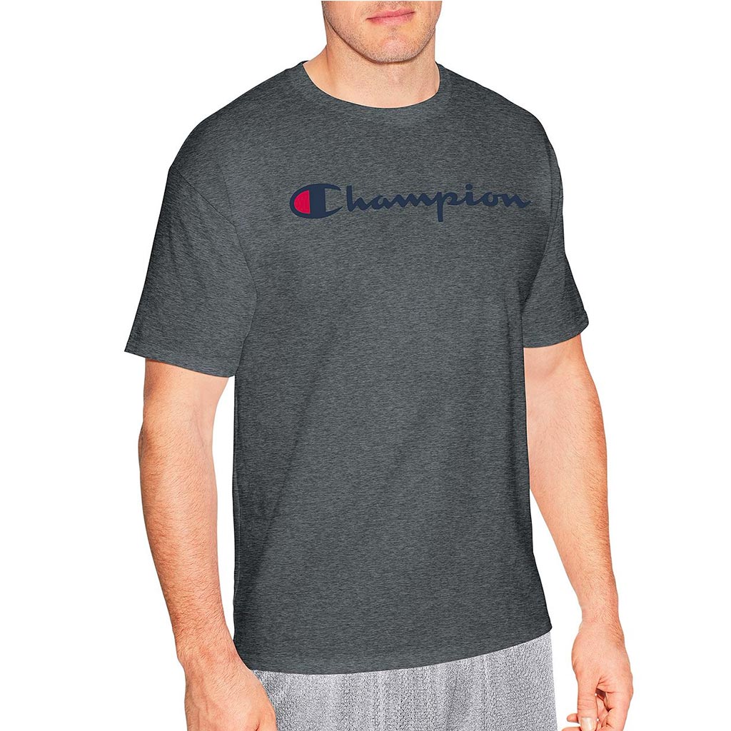 Champion T-shirt Logo pour homme charcoal