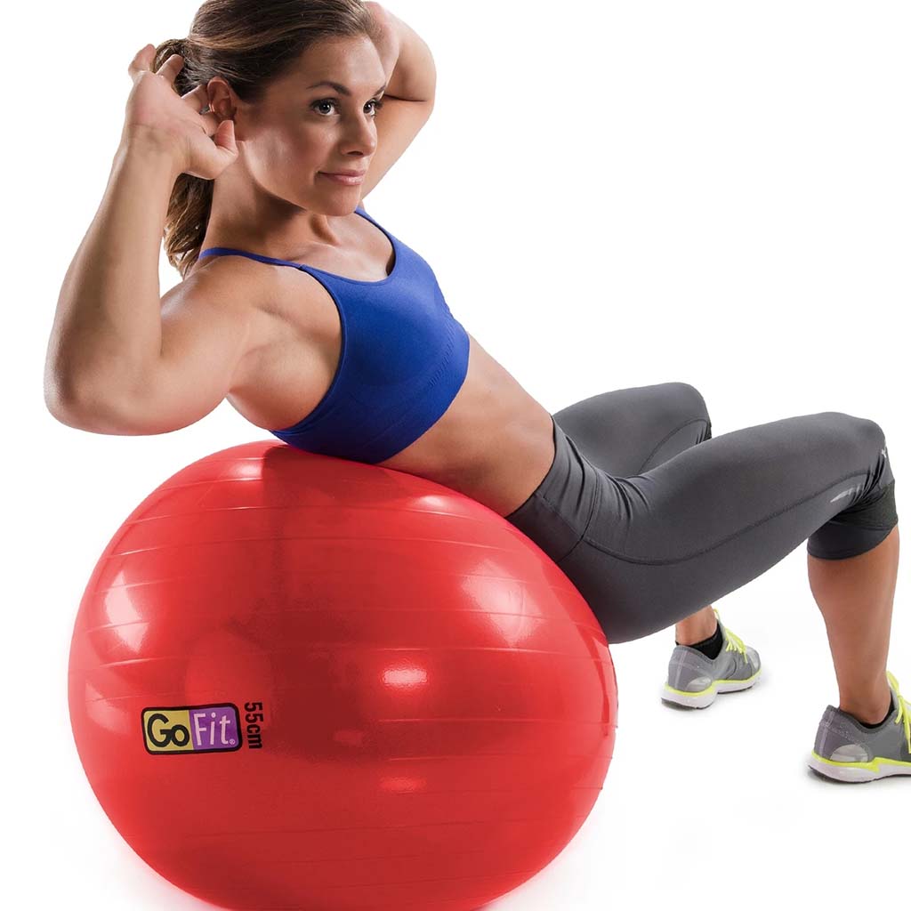 GoFit Ballons d'exercice de stabilité 55 cm lv1