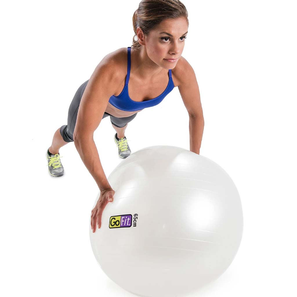 GoFit Ballons d'exercice de stabilité 65 cm lv1