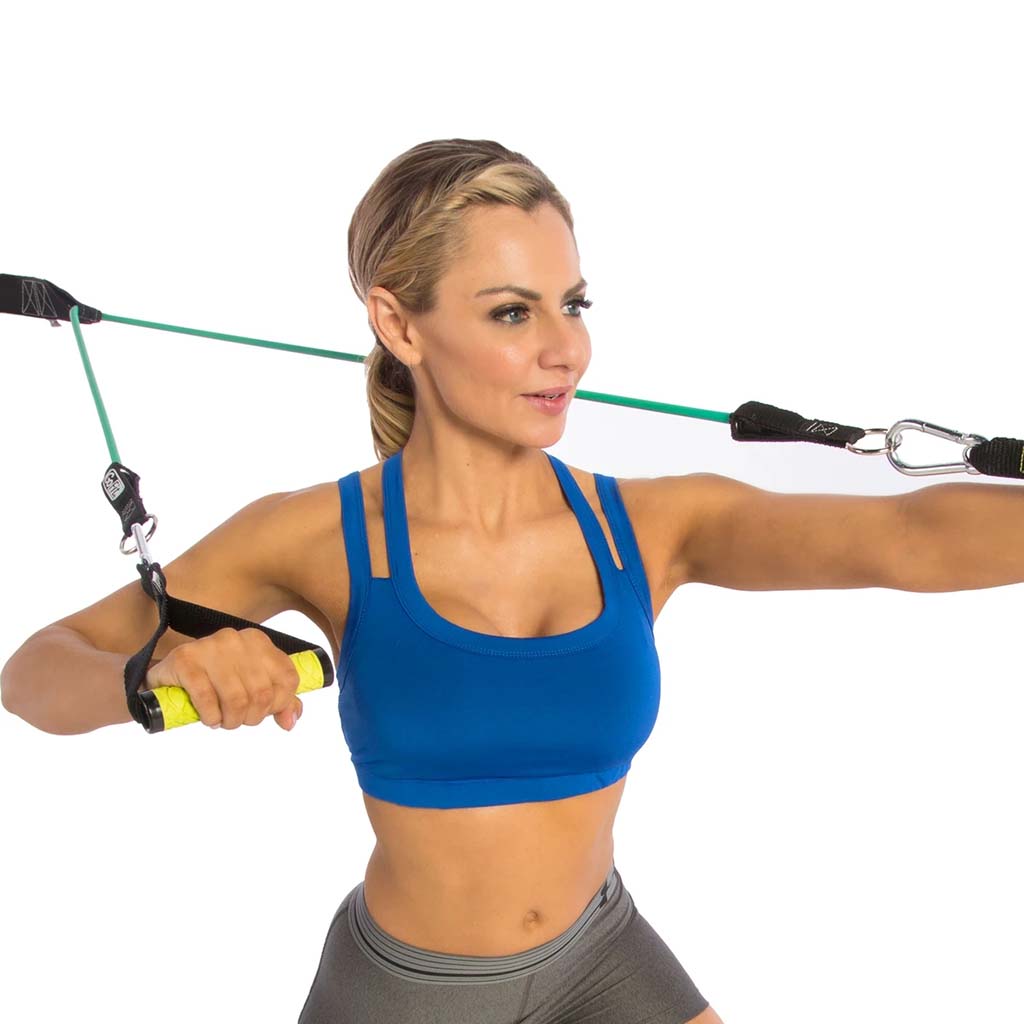 GoFit GoFit Power Tube / Super Band poignées avec mousqueton