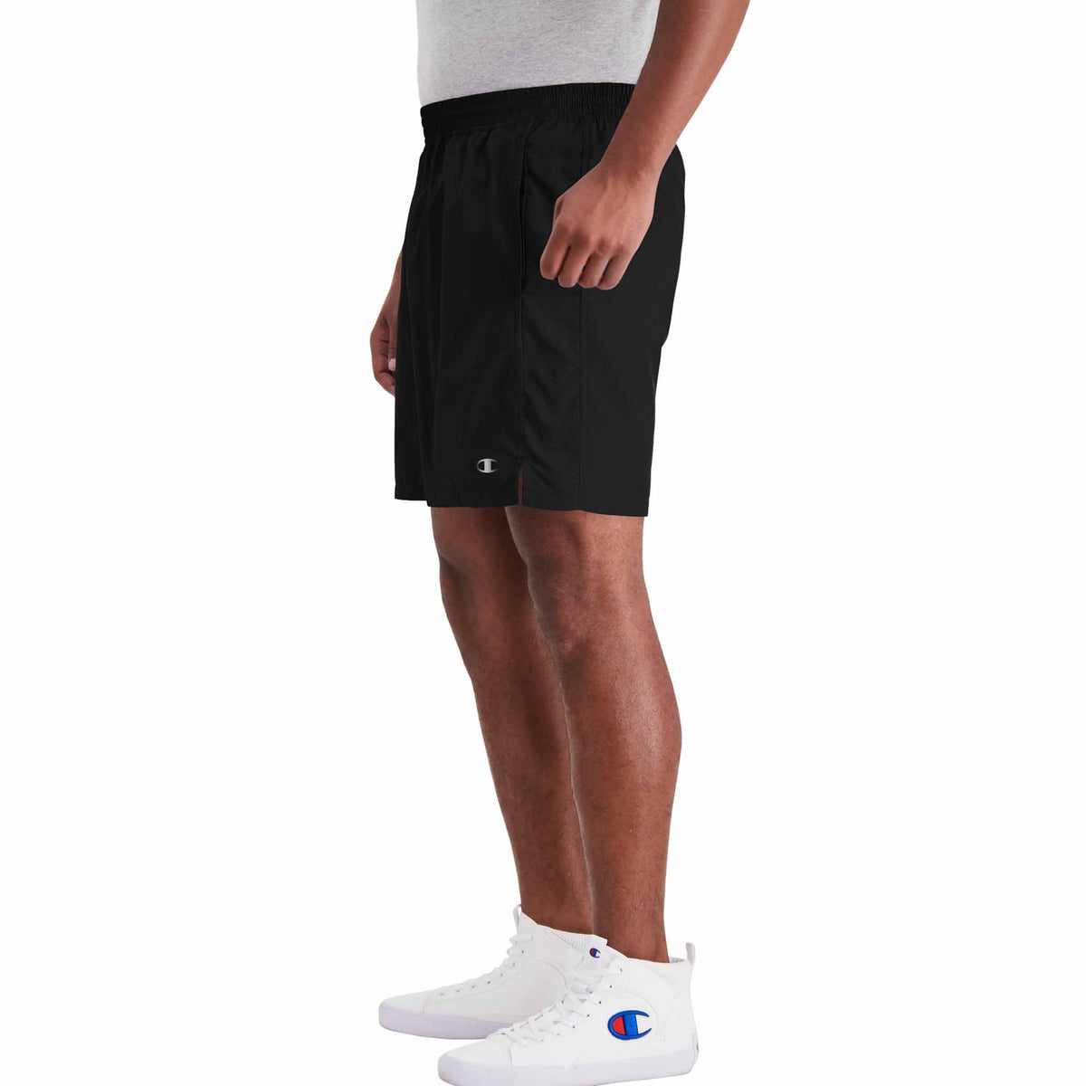 Champion 7 Inch Woven Sport Shorts W/Out Liner short sans doublure pour homme vue de côté