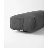 Halfmoon coussin de yoga rectangulaire charcoal poignée