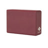 Halfmoon bloc de yoga en mousse (3") garnet