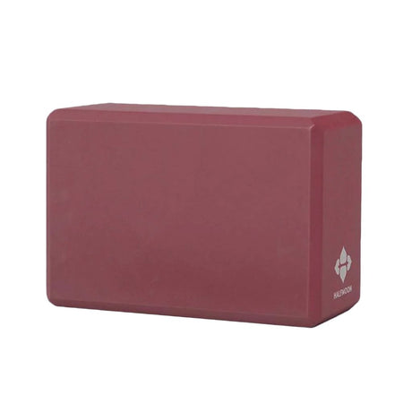 Halfmoon bloc de yoga en mousse (4") garnet