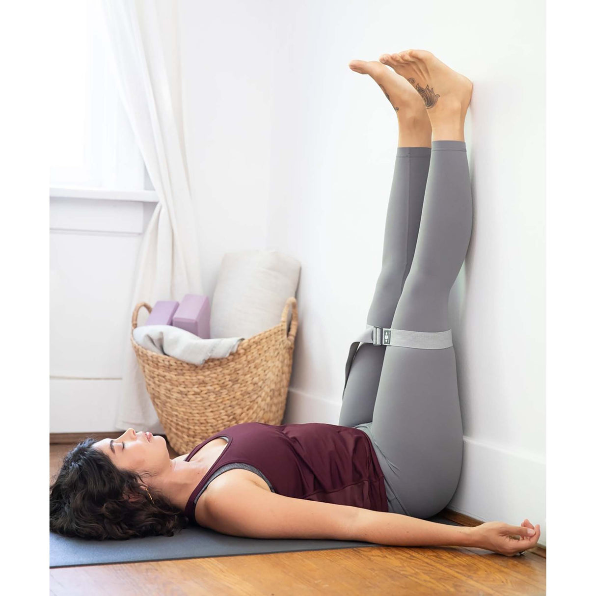 Halfmoon Essential sangle de yoga  (6' pieds - 1.83 m) live