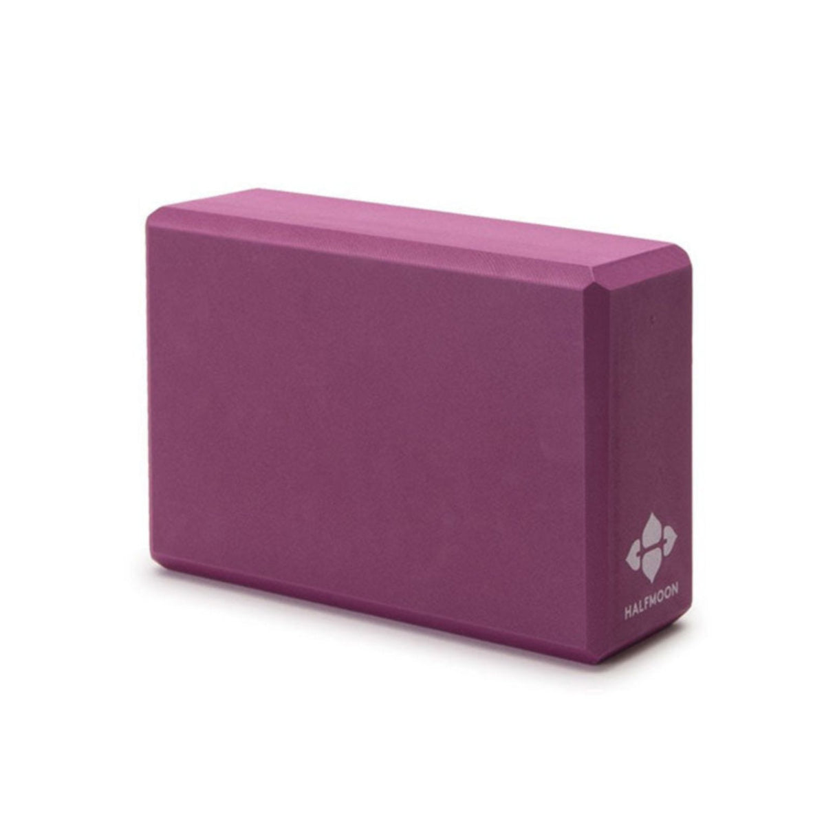 Halfmoon bloc de yoga en mousse (3") berry