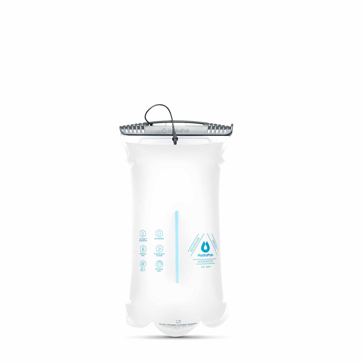Hydrapak réservoir à eau Shape-Shift 2 L pour veste d'hydratation de course à pied - dos