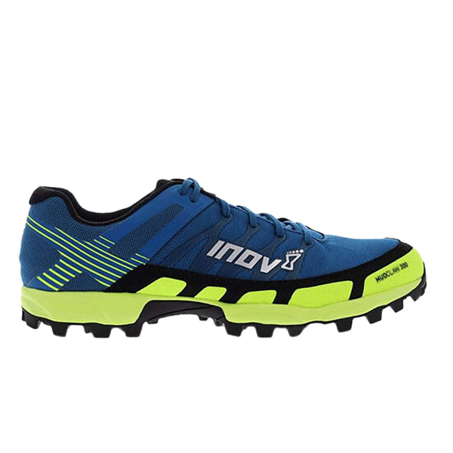 Inov-8 Mudclaw 300 fell running bleu jaune homme