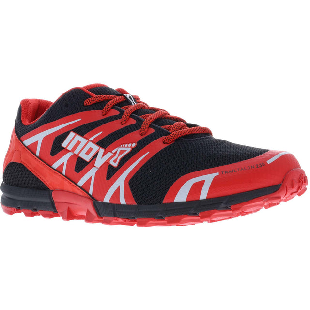 Inov-8 TrailTalon 235 V3 chaussure de course à pied trail homme noir rouge gris