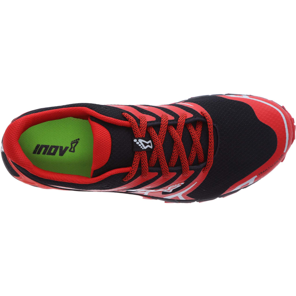 Inov-8 TrailTalon 235 V3 chaussure de course à pied trail homme noir rouge gris empeigne