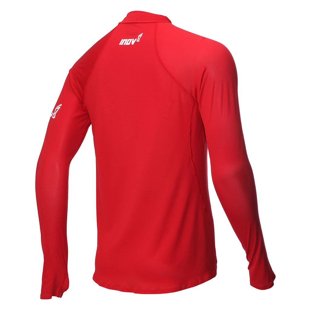 Inov-8 AT/C Base LS sous-vêtement manches longues course à pied homme rouge vue dos