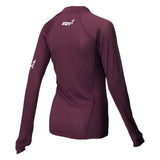 Inov-8 AT/C Base LS sous-vetement manches longues course a pied femme pourpre rv