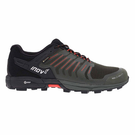 Inov-8 Roclite G 315 GTX souliers de course en sentier pour homme - Olive / Black / Red