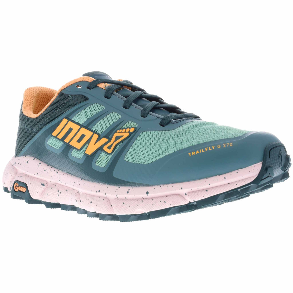 Inov-8 TrailFly G 270 V2 chaussures de course à pied trail pour femme - Pine/Peach