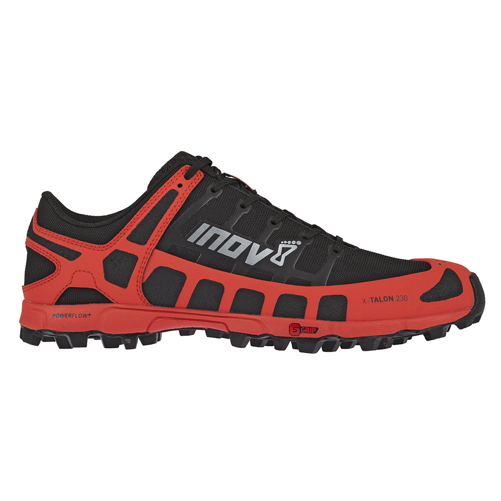 Inov-8 X-Talon 230 chaussure de course a pied trail pour homme noir rouge lv