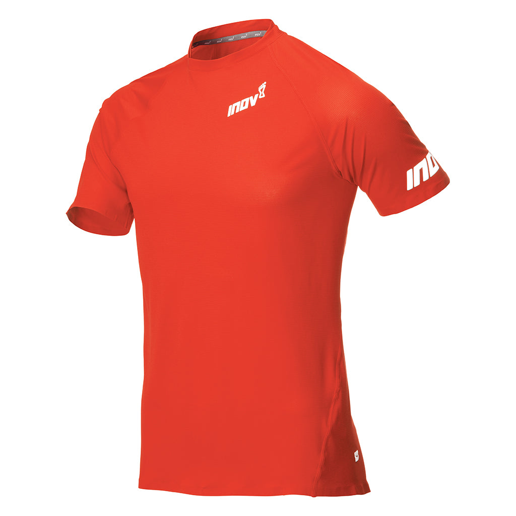 Inov-8 Base Elite Short Sleeve Base Layer de course a pied manches courtes homme rouge