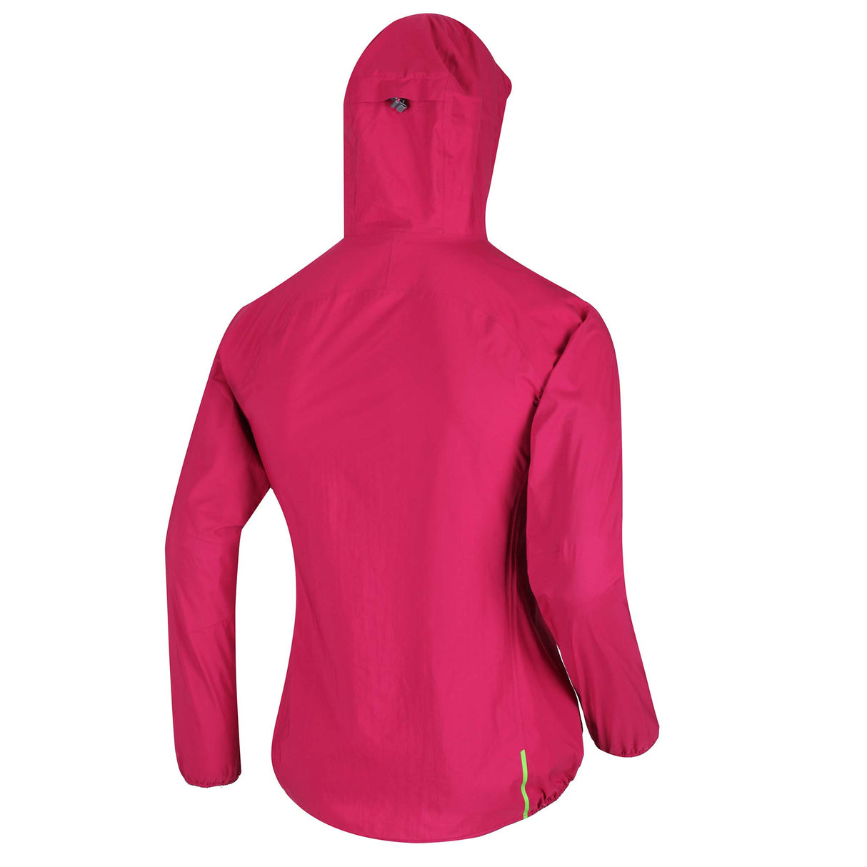 Inov-8 Stormshell manteau de course à pied imperméable femme rose dos capuche