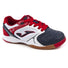 Soulier de soccer interieur enfant Joma Dribling JR 806 futsal blanc et rouge