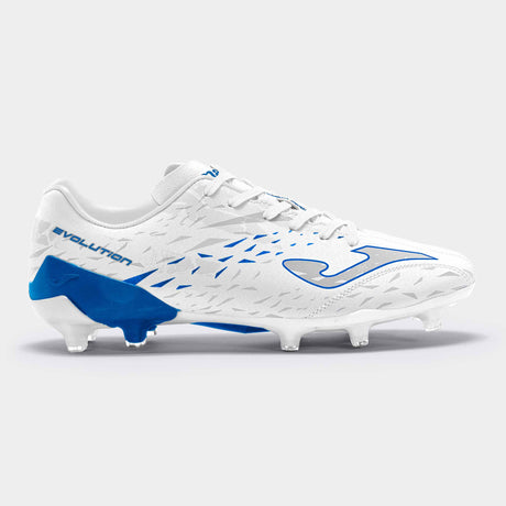 Joma Evolution Cup FG chaussures de soccer à crampons adulte - Blanc / Bleu Royal