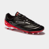 Joma Numero 10 chaussures de soccer à crampons adulte - Noir/Rouge empeigne