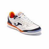 Joma Top Flex Rebound 2232 futsal chaussures de soccer interieur - Blanc / Bleu Marine