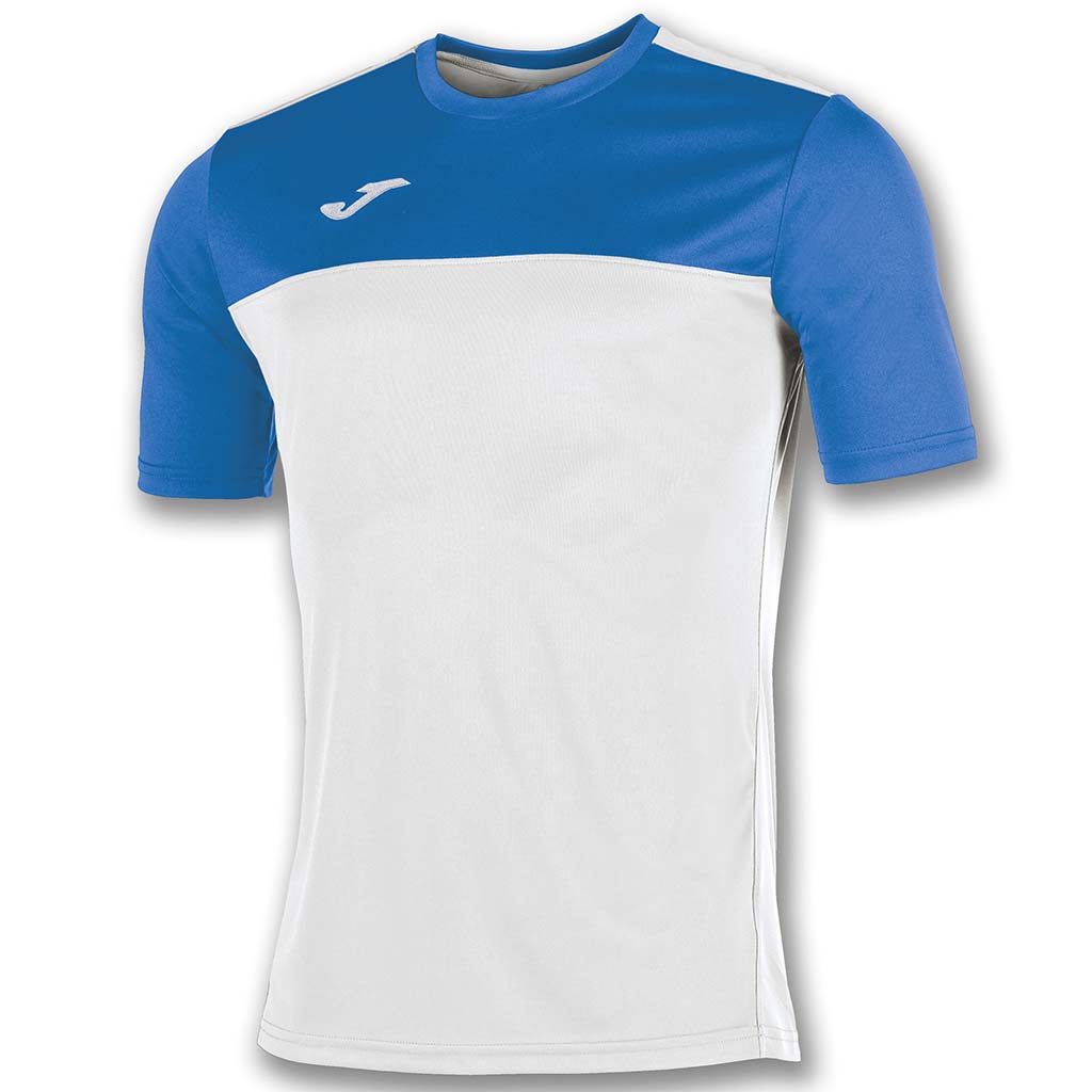 Joma Winner maillot de soccer blanc-bleu royal