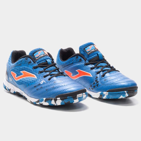 Chaussure de soccer interieur Joma Liga 5 805 Futsal bleu royal pv