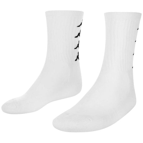 Chaussettes Kappa unisexes Authentic Amal blanc