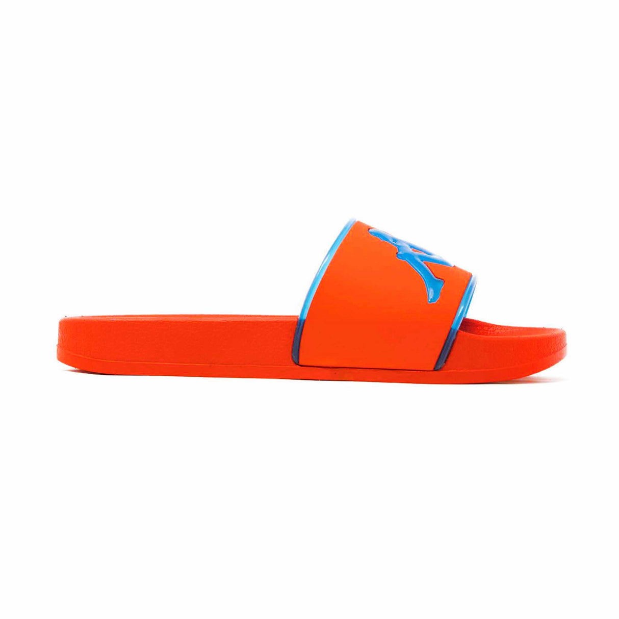 Sandales Kappa Authentic Aqua 1 unisexe de type slides Red Azure côté